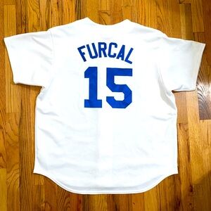 Majestic Los Angeles Dodgers Furcal #15 White Jersey - Size XL